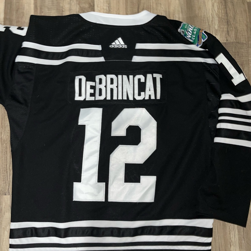 Adidas Chicago Blackhawks #12 Alex Debrincat Black 2019 Winter Classic Player